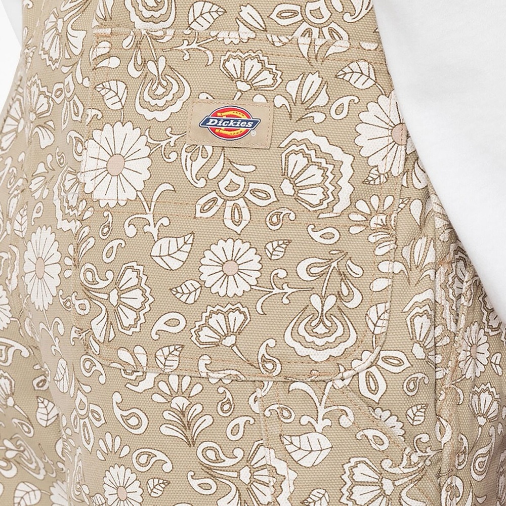 Dickies Women's Ellis Floral Bib
Size: Small (S/P)
Color: Beige / tan - Picture 3 of 7
